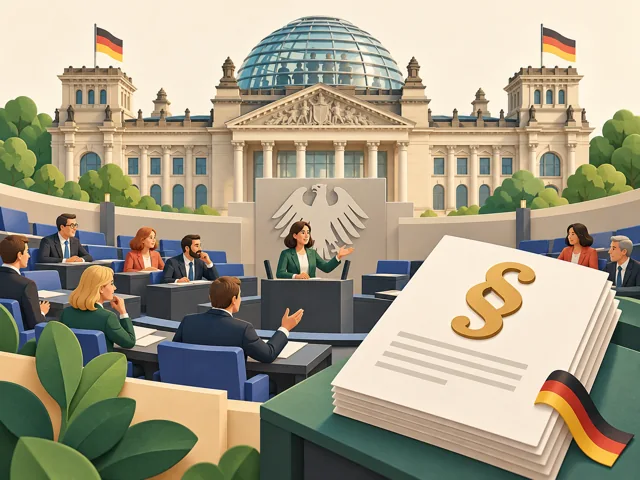 Reichstagsgebäude und parlamentarische Arbeit