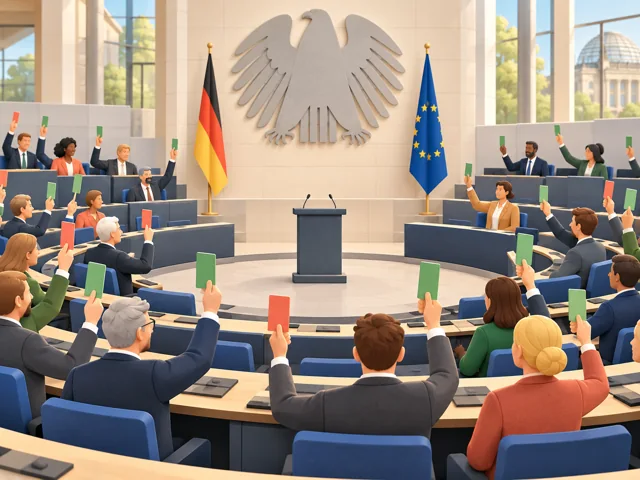 Abgeordnete stimmen im Parlament über eine Regierungsleitung ab